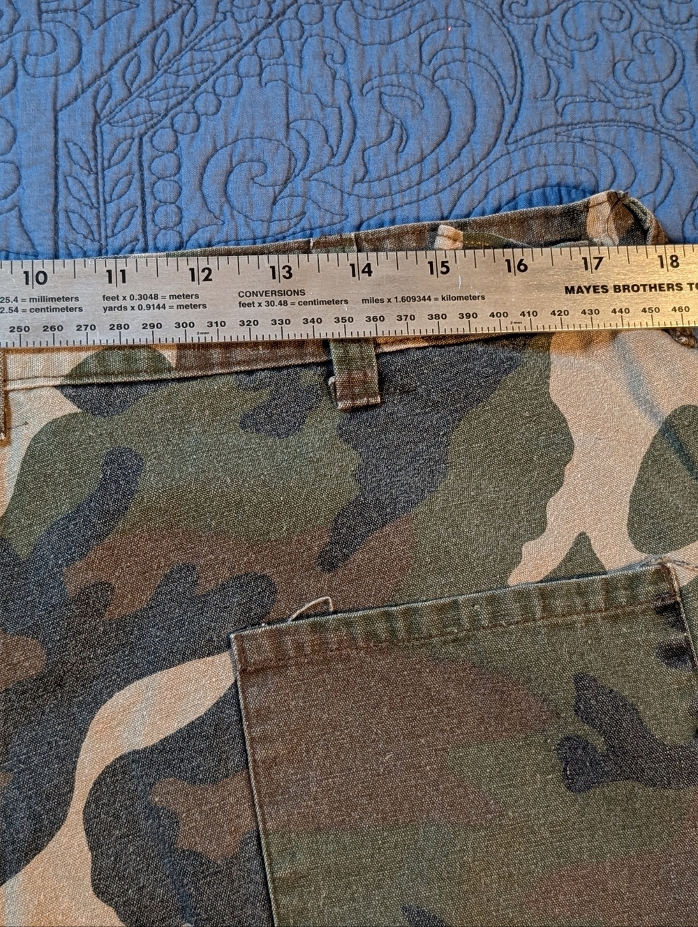 Winchester Men’s Camouflage Cargo Pants Hunting Outdoor Tactical Utility 36x28 - Picture 13 of 16